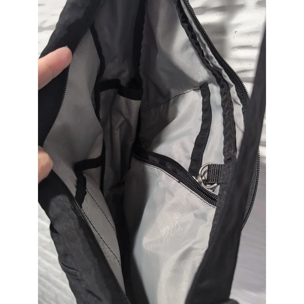AmeriBag Healthy Back Bag Backpack Crossbody Sling Day Pack Adjustable Strap